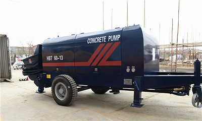 China fine stone concrete pump