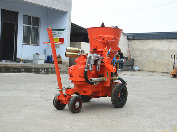 heat-resistant concrete gunning machine