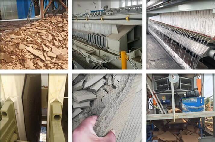 Automatic chamber filter press for sludge dewatering condition