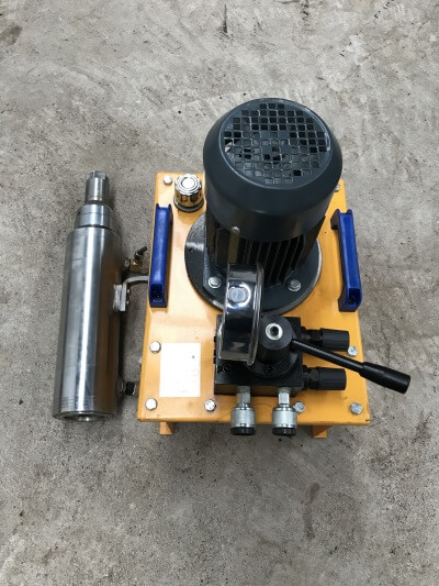 single hydraulic jack with electric pump