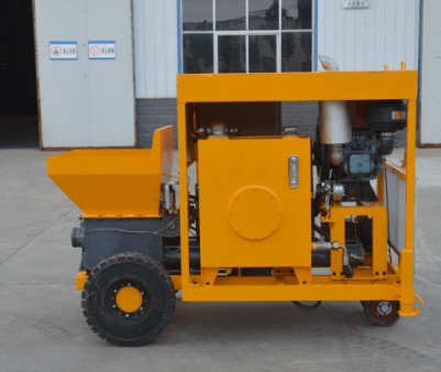 diesel mini concrete pump for wall construction