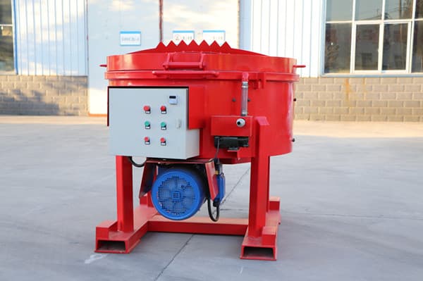 refractory pan mixer