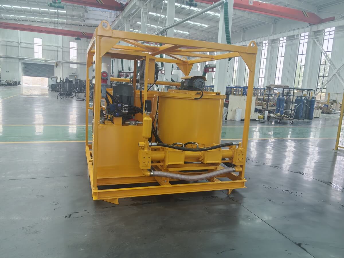 grout plant for jet drilling