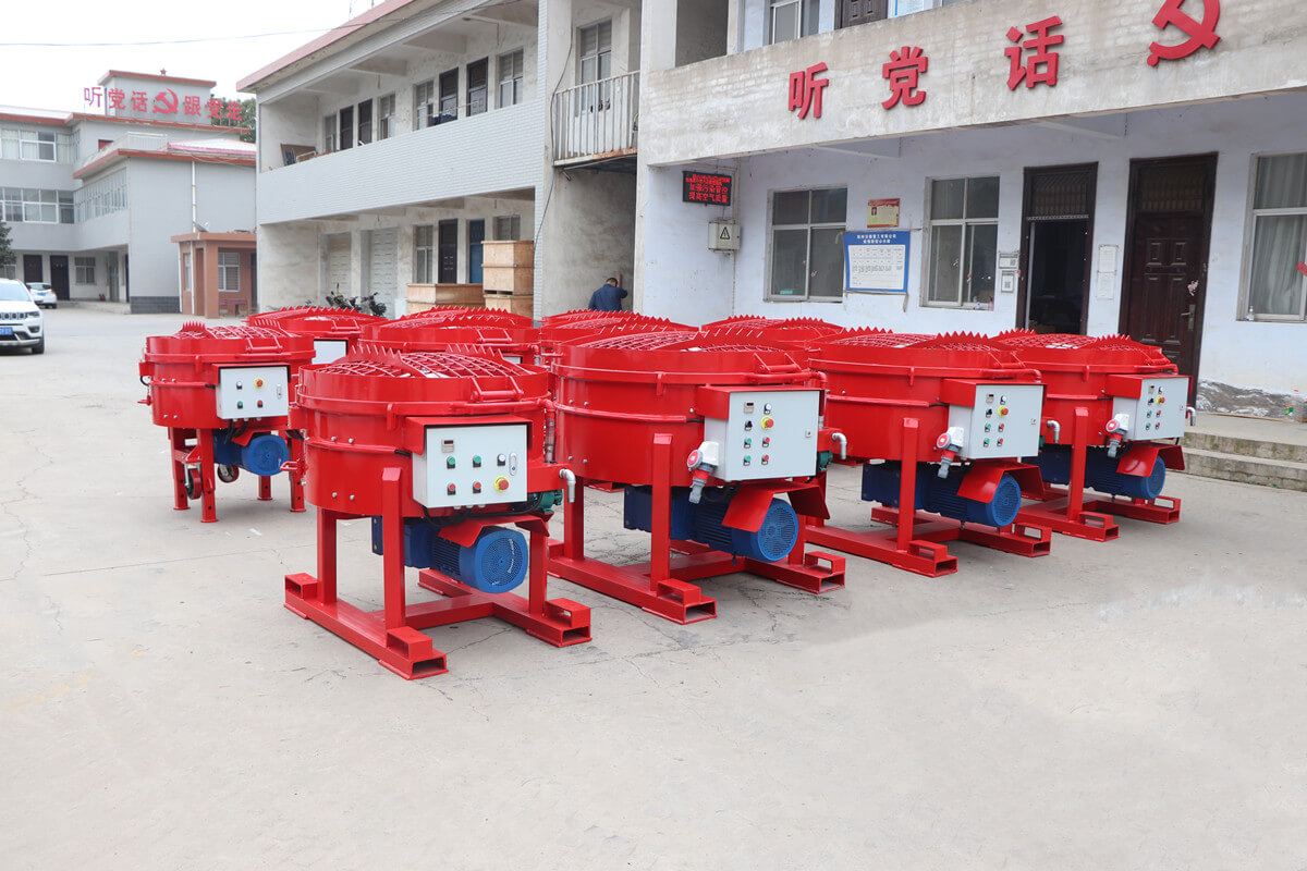 refractory pan mixer for coke industries