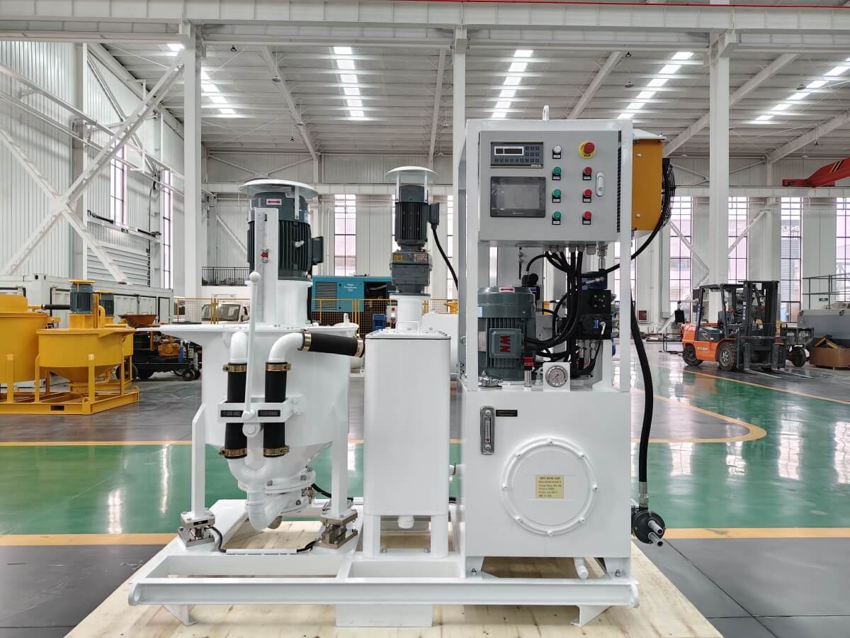 small cement grout pump with mixer