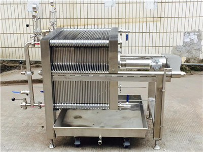 stainless steel filter press for wine