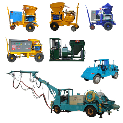 shotcrete concrete gunite machine for spraying concrete