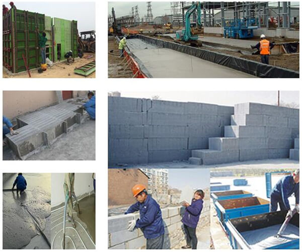 foam block machine application