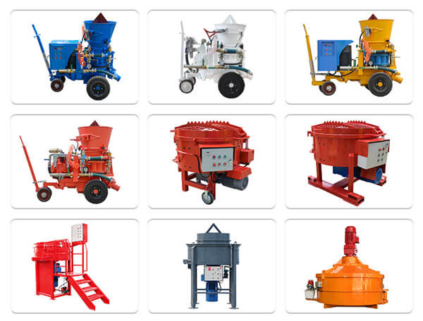 manufacturer and supplier of shotcrete machine for spraying refractory materials