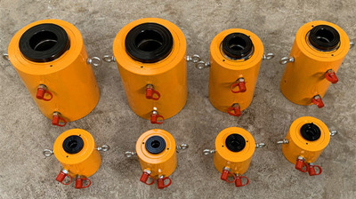 double acting hollow hydraulic cylinders