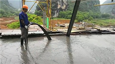 Cell concrete making machine for roof insulation