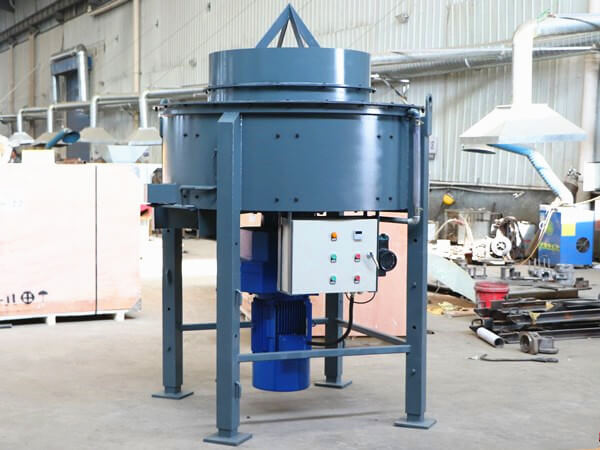 1000kg refractory pan mixer