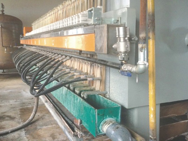 membrane filter press for Ceramic Industry Slurry