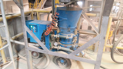 Refractory gunning machine in Thailand