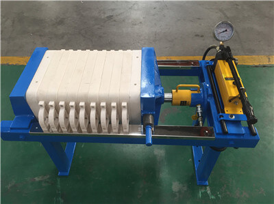 manual jack filter press used for bio coconut oil