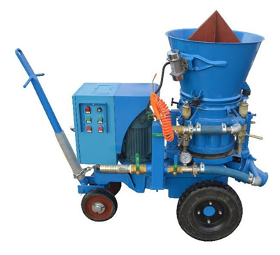 Refractory gunning machine