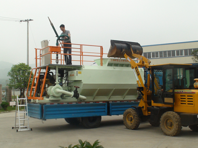 Hydroseeding machine