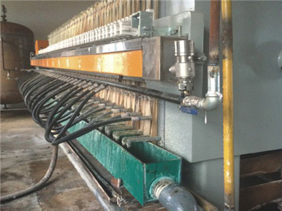 membrane filter press for mining industry