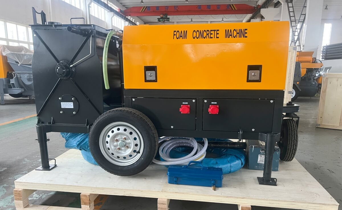 foaming concrete making machine for floor insulation