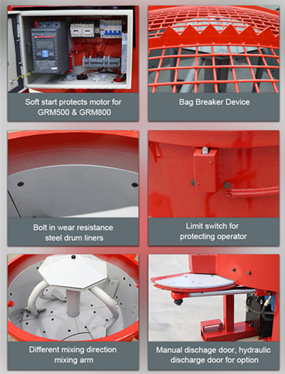 Pan refractory mixer detailed