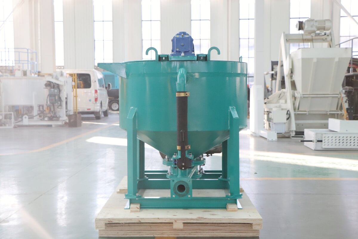 high effective performance grout mixer