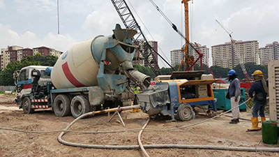 concrete pumps