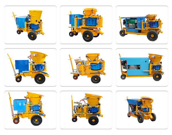 dry mix shotcrete machine