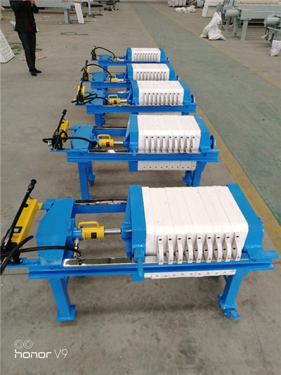 sludge dewatering filter press