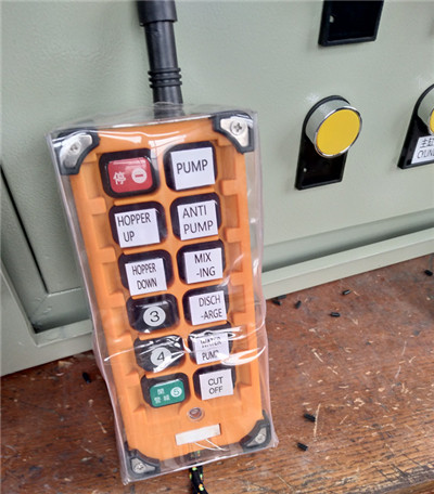 remote control handle of concrete mixer pump