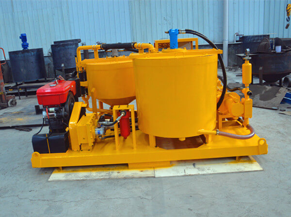 electrical driven grout pump plant