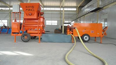 foam concrete machine for filling light concrete