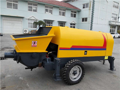 stationary concrete pump specification