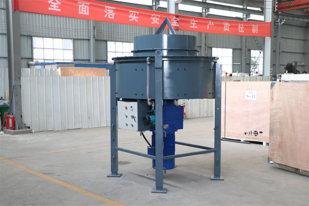 1000 liter refractory pan mixer