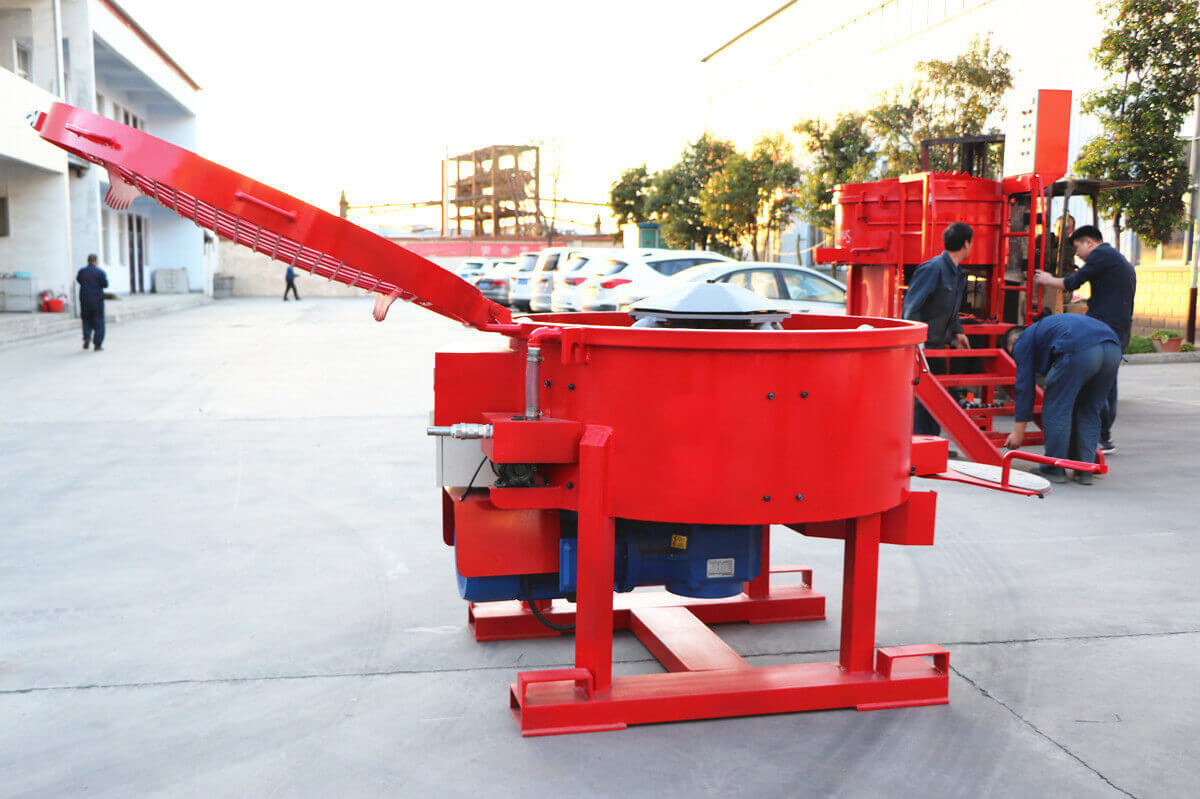 China 250kg refractory pan mixer