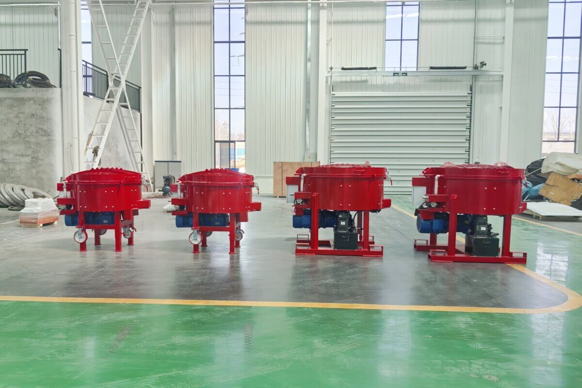 500kg mixing capacity refractory castable pan mixer