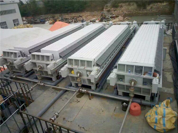 filter press for wastewater treatment