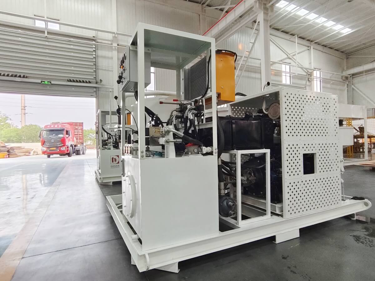 grout station for bentonite injection