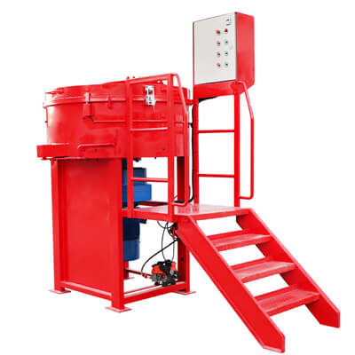 800kg refractory paddle mixer