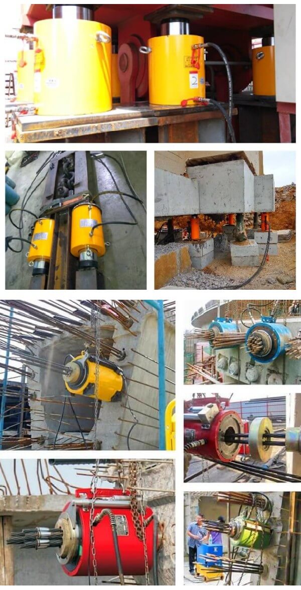 use of electric hydraulic jack