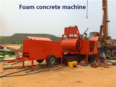 manufacturer of foam concrete machine