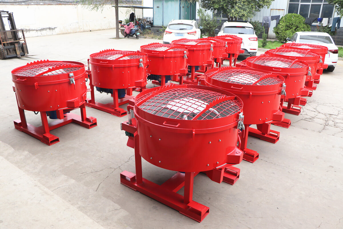 high alumina refractory pan mixer