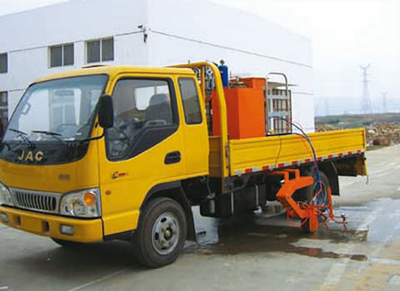 cold paint truck mounted road marking