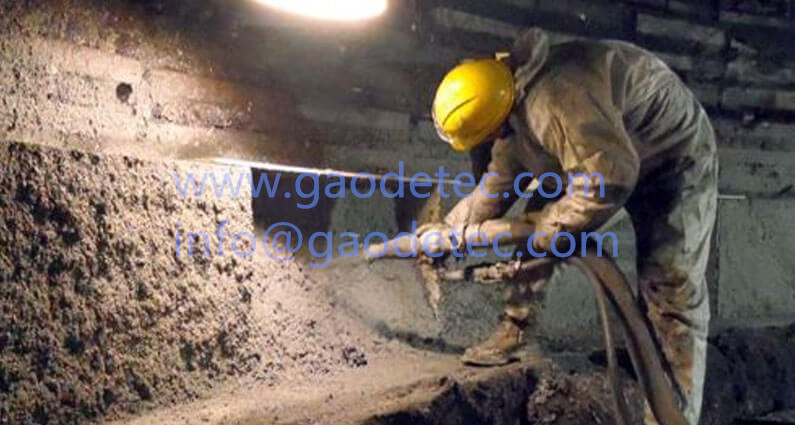 Refractory repair for iron & steel works