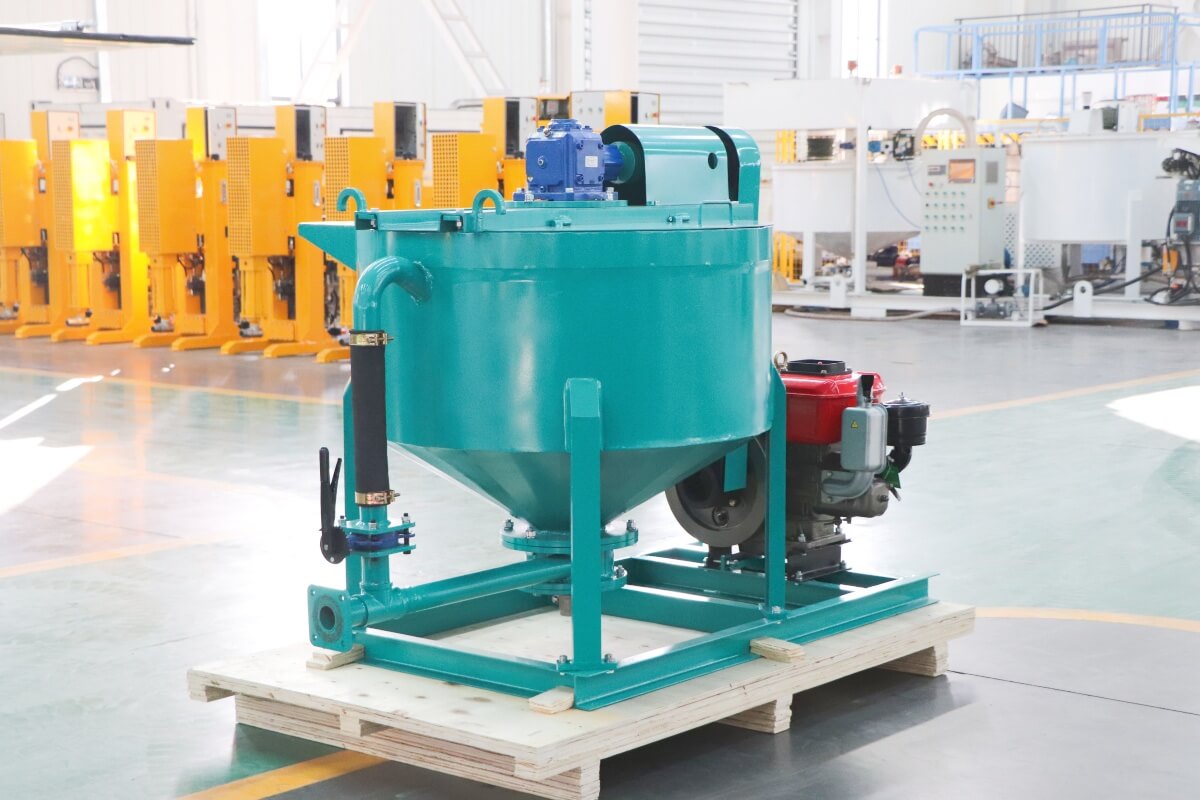 diesel grout mixing machine