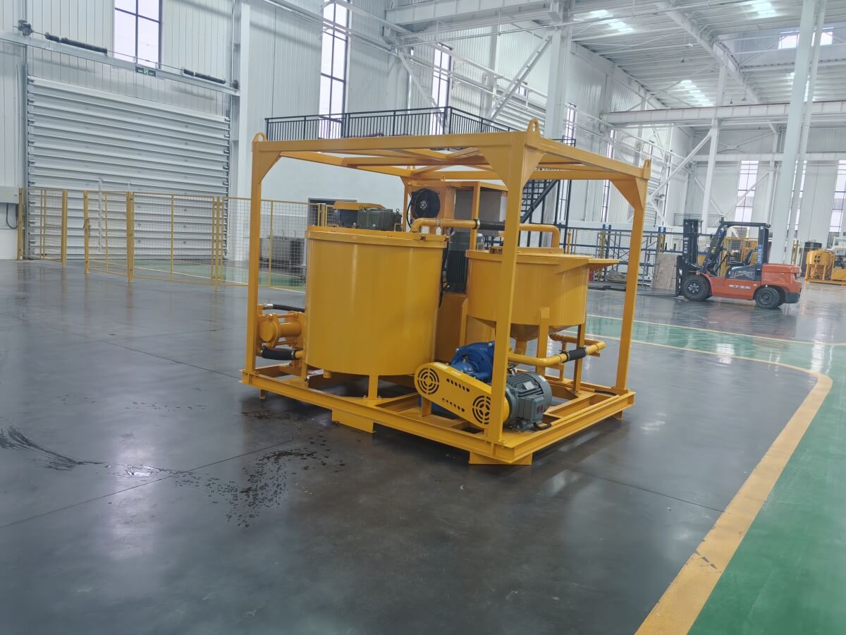 Grout plant for drilling rig