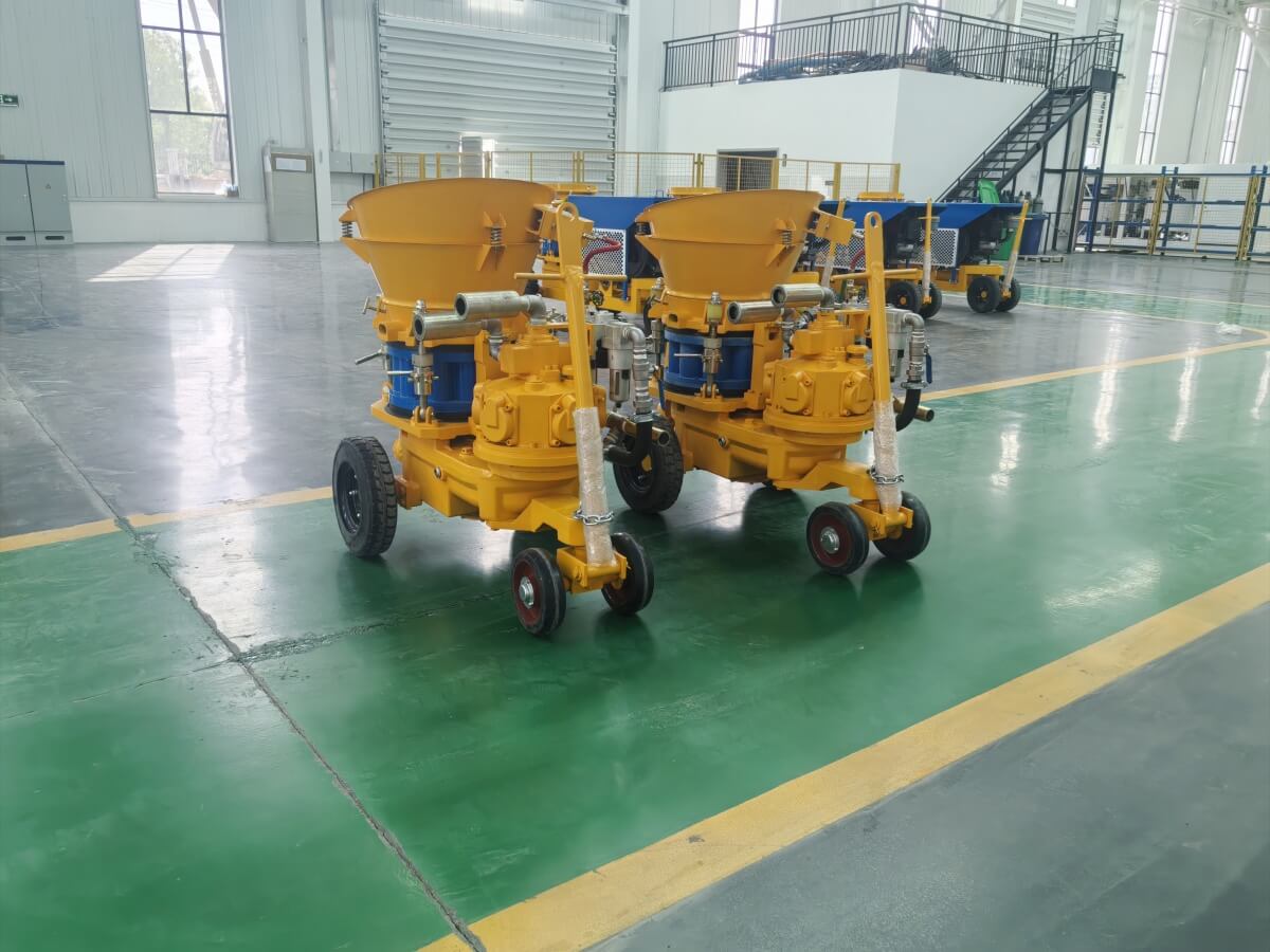 small portable dry mix shotcrete machine