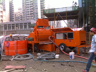 foam concrete mixer machine