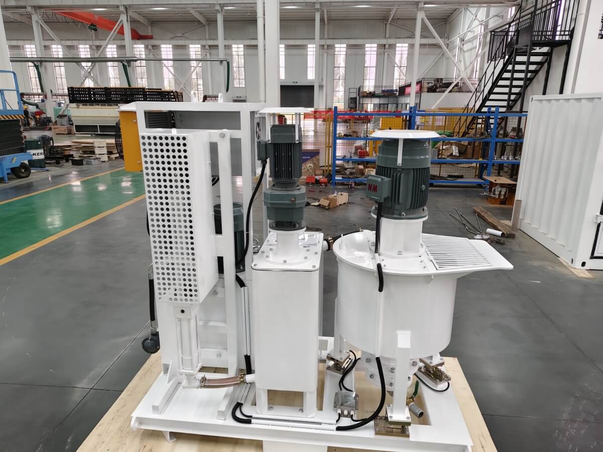 small cement grout plant