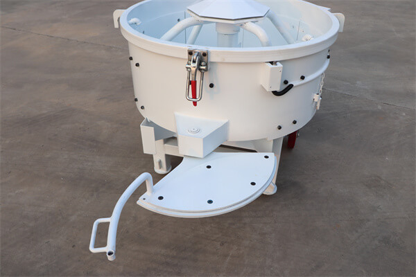 250kg tank refractory pan mixer from factory