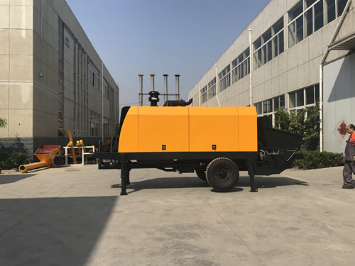 diesel engine concrete mixer pump for house building